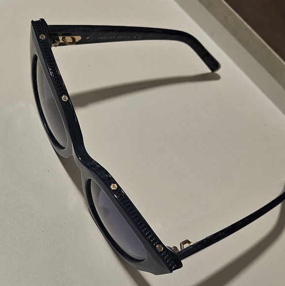 Salvatore Ferragamo Black Bold Square Sunglasses